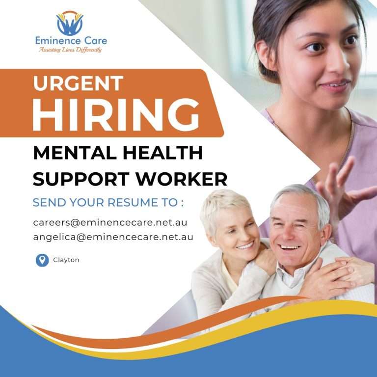 Mental Health Support Worker – Eminence Care